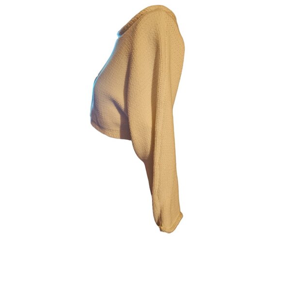 Urban Outfitters Silence + Noise White Knitted Crop top Sweater Small - Picture 2 of 3